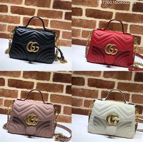 รีวิวกระเป๋า GUCCI MARMONT MINI TOP HANDLE BAG 